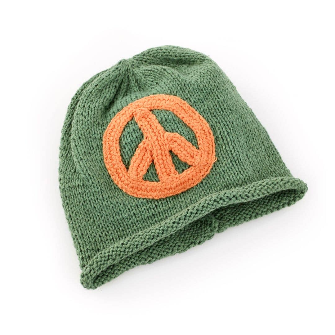 Peace Sign Baby Hat