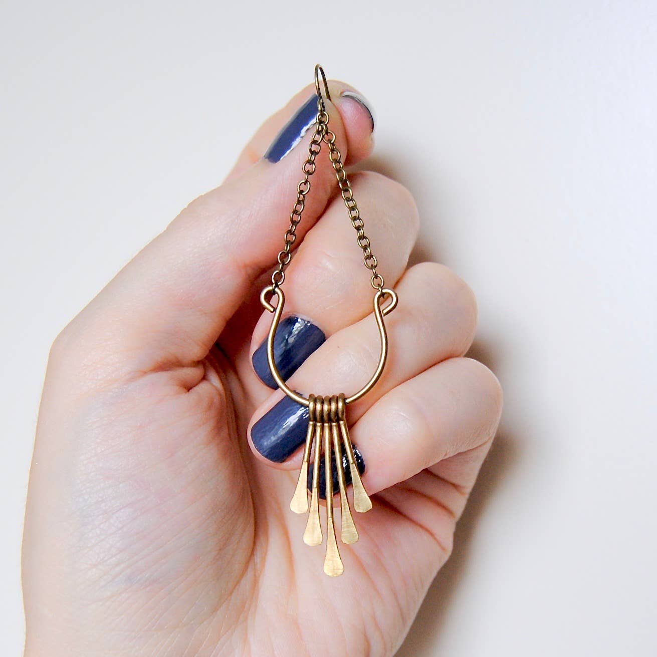 Teardrop Tassel Earrings