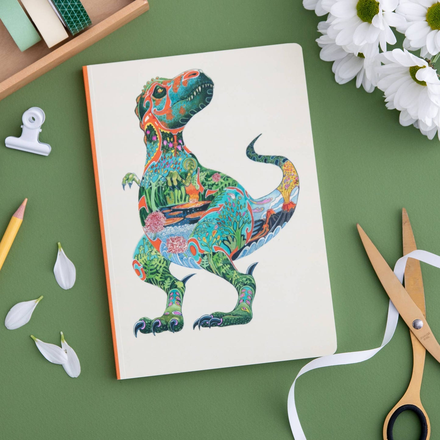 T Rex Perfect Bound Notebook