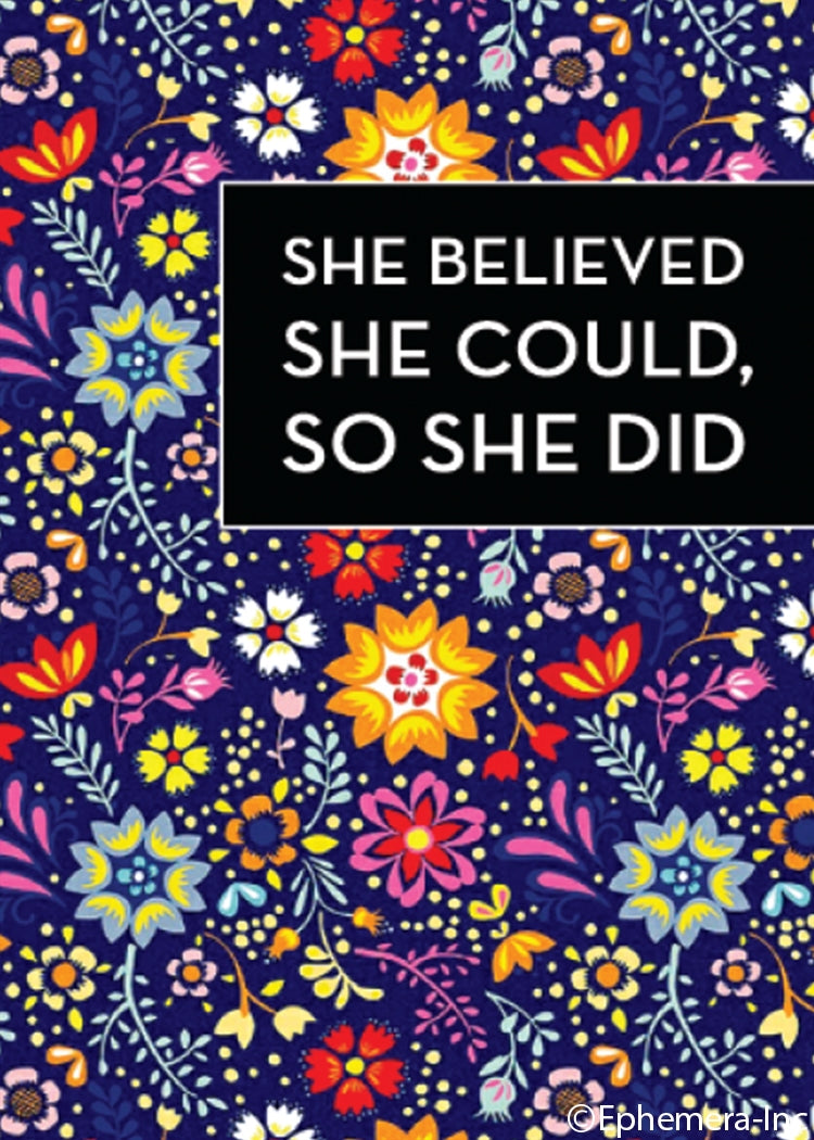 She Believed She Could, So She Did Magnet
