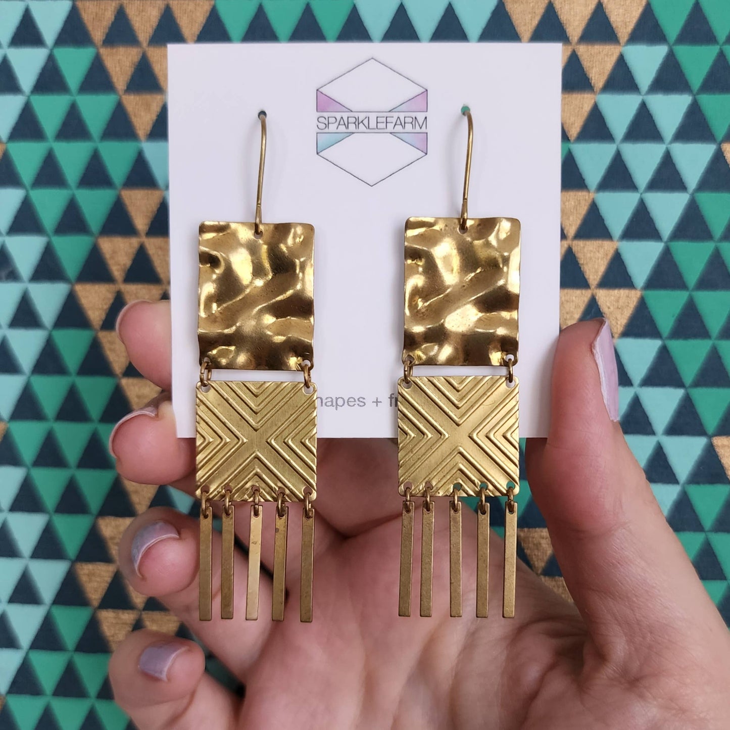 Textured Trim Earrings