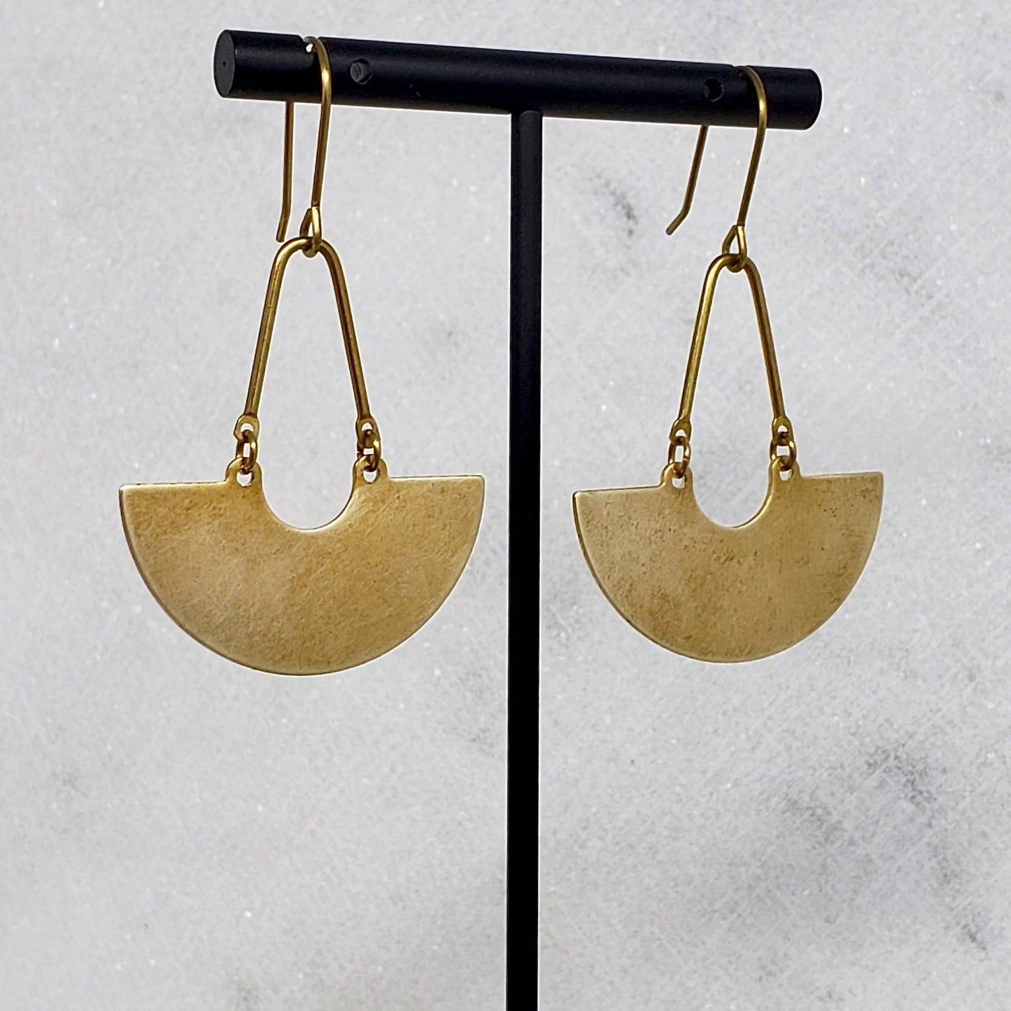 Modern Crescent Earrings