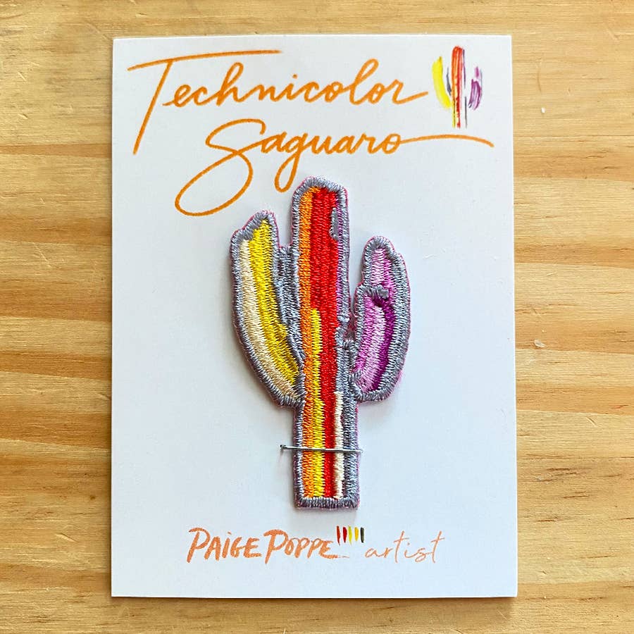 Technicolor Saguaro Patch
