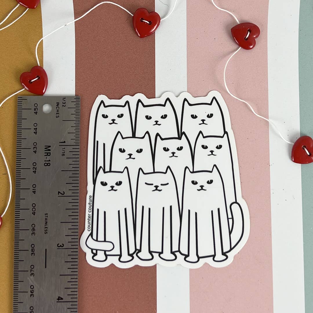 Cat Pack Sticker