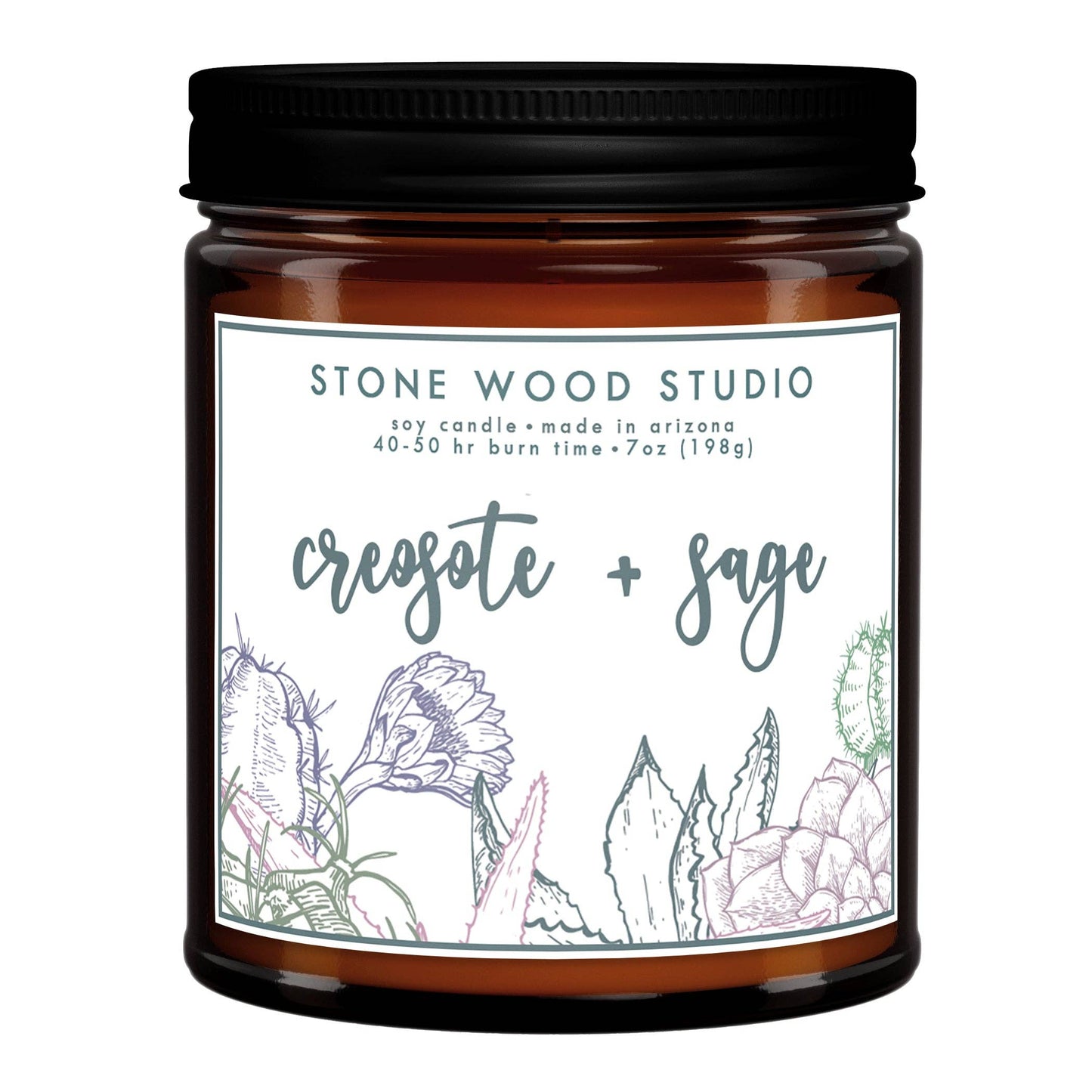 Creosote + Sage | Hand Poured Soy Candle