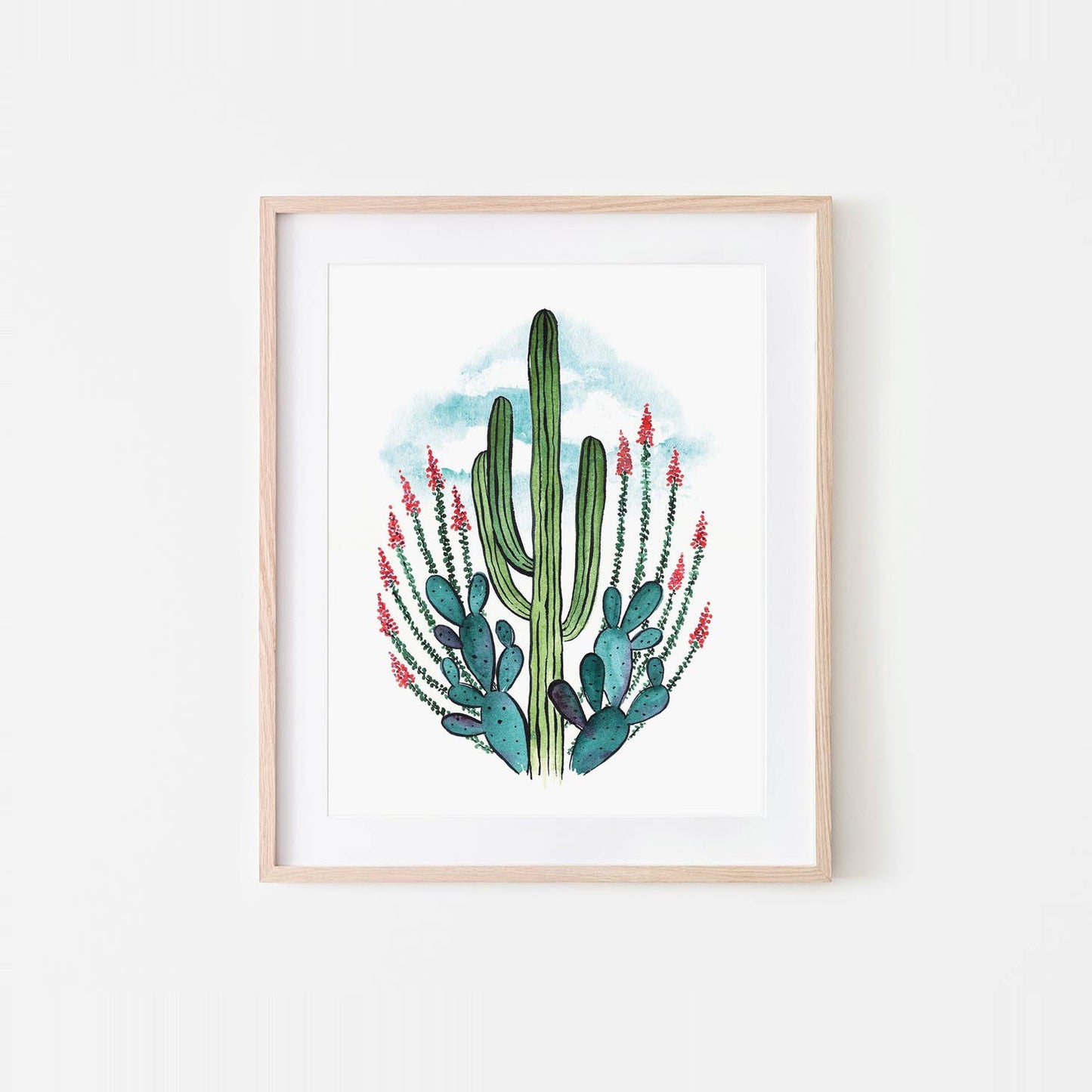 Desert Queen Watercolor Art Print