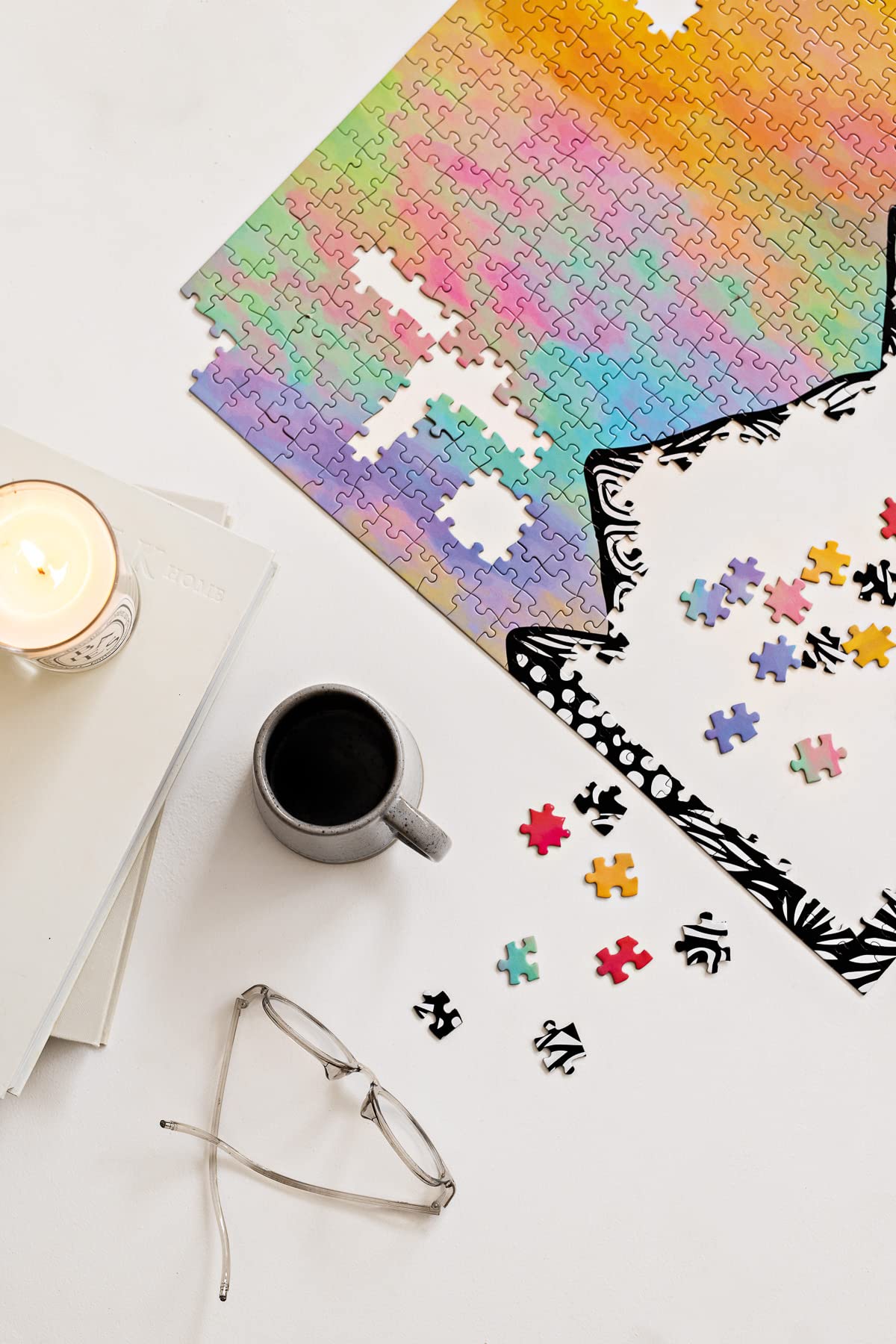 Rainbow Mountain: A Zenspire 1000-Piece Puzzle