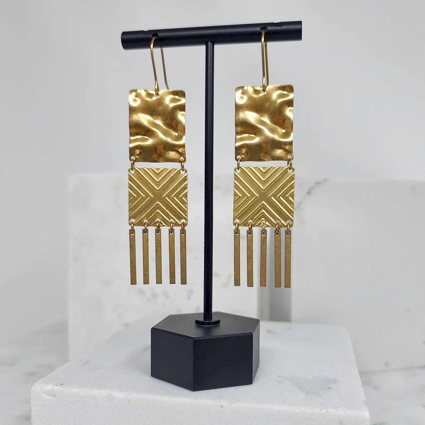 Textured Trim Earrings