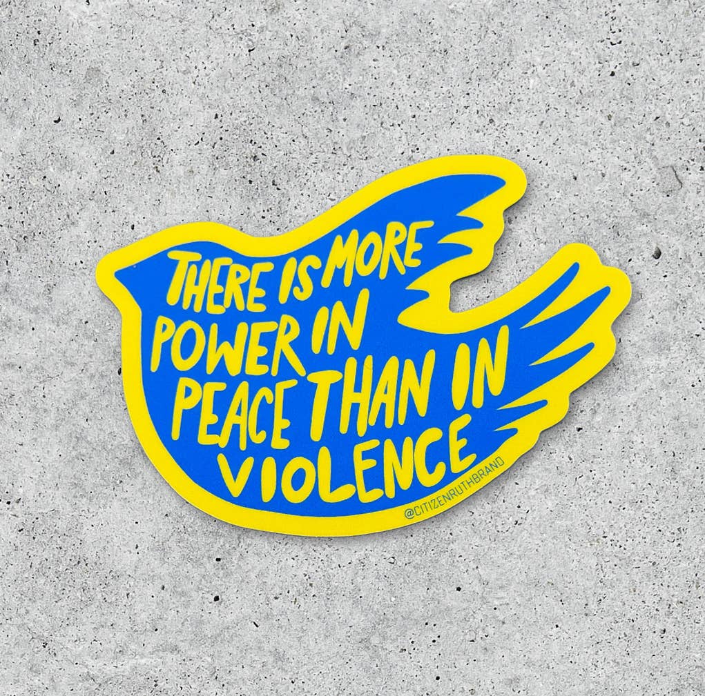 Power In Peace Sticker