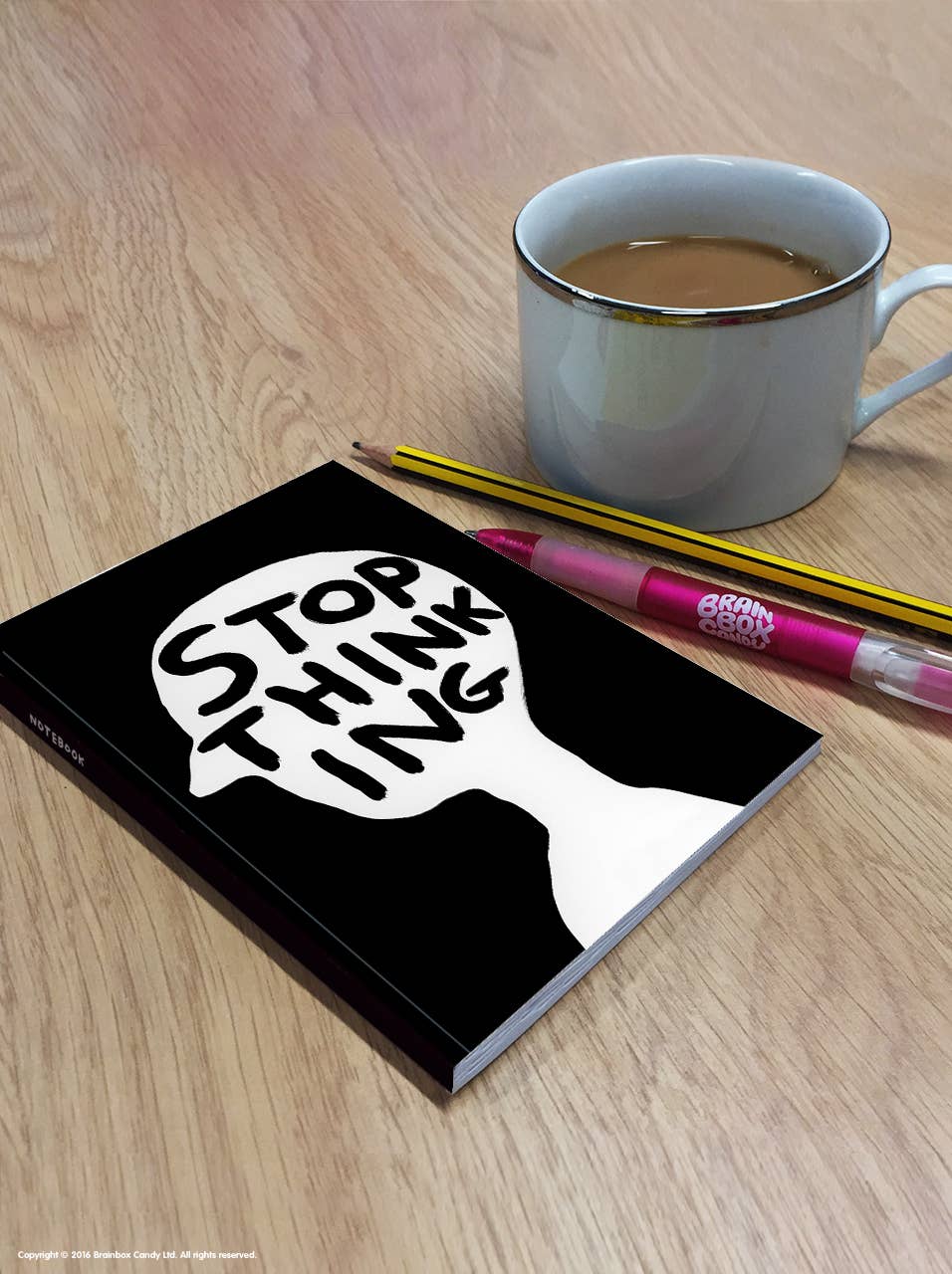 Stop Thinking A6 Notebook