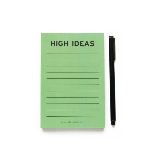 HIGH IDEAS notepad