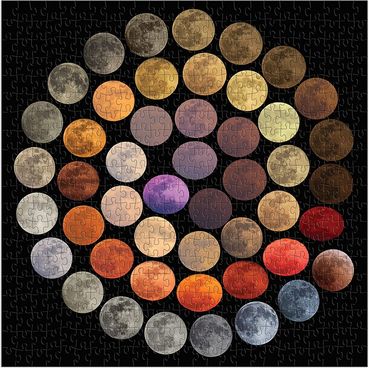 Colors of The Moon 500 Piece Puzzle