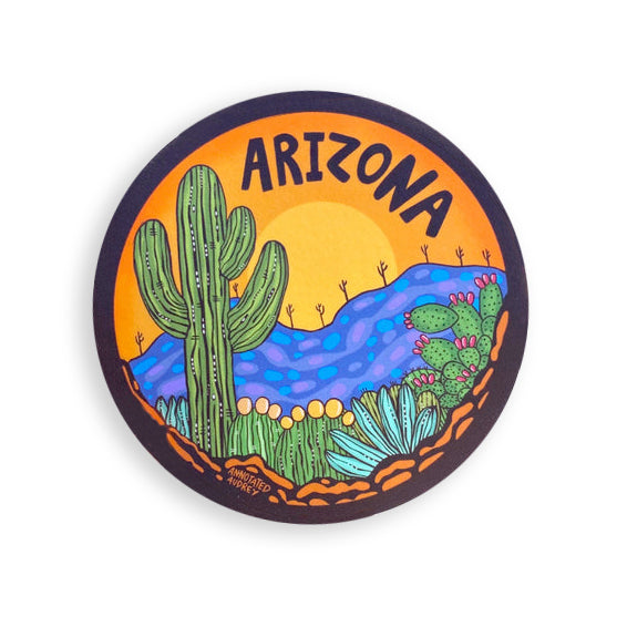 Arizona Circle Sticker