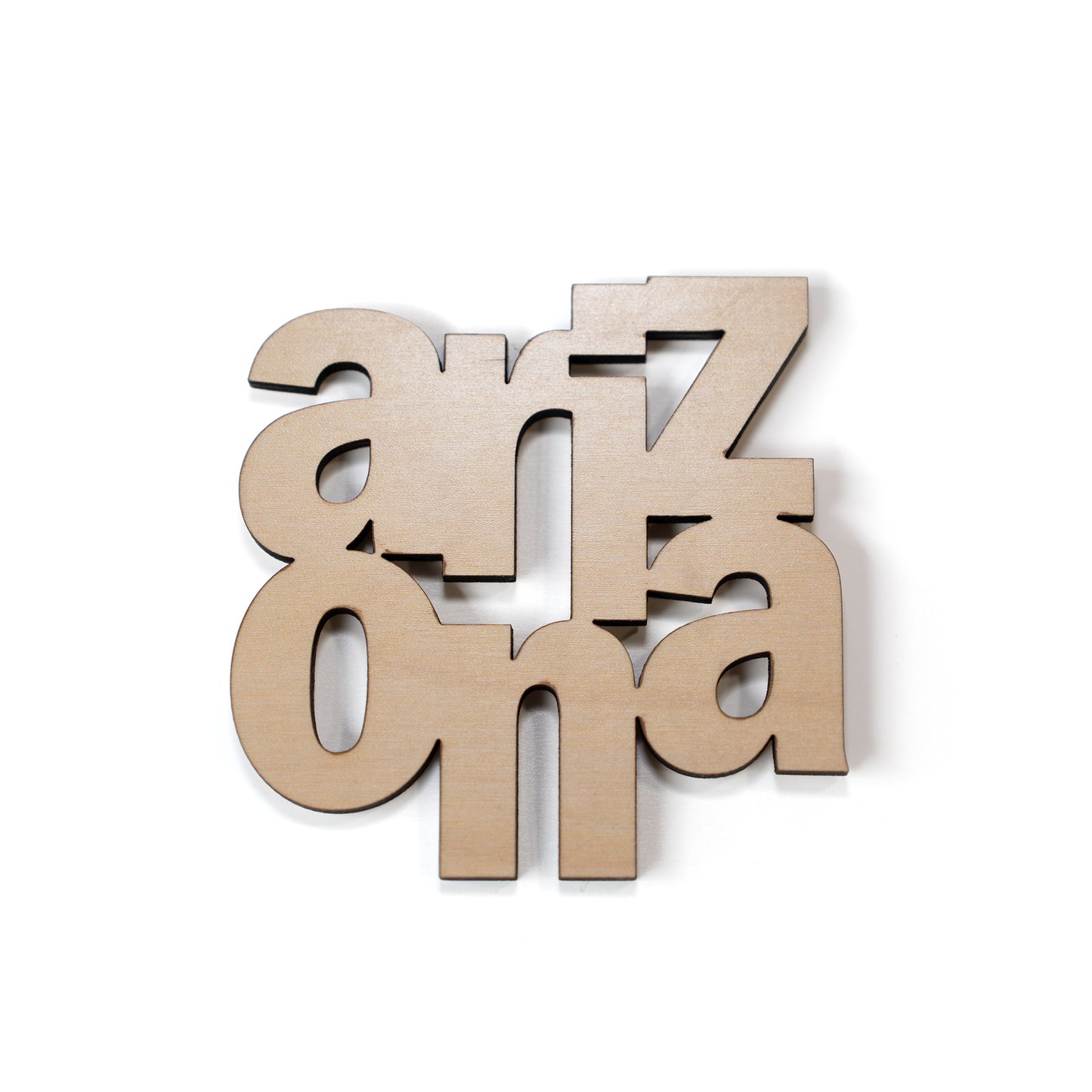 Arizona Cut Out Wooden Coaster