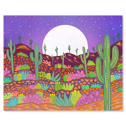 Midnight Desert Print