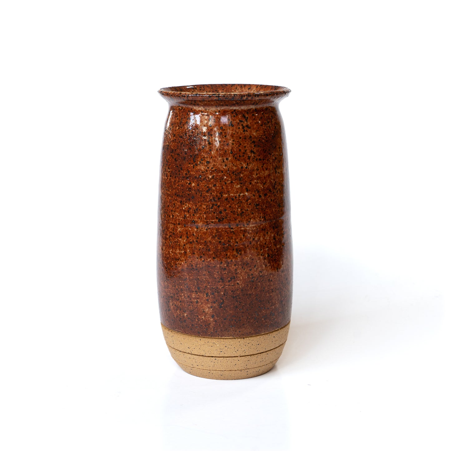 Brown Glazed Ceramic Vase