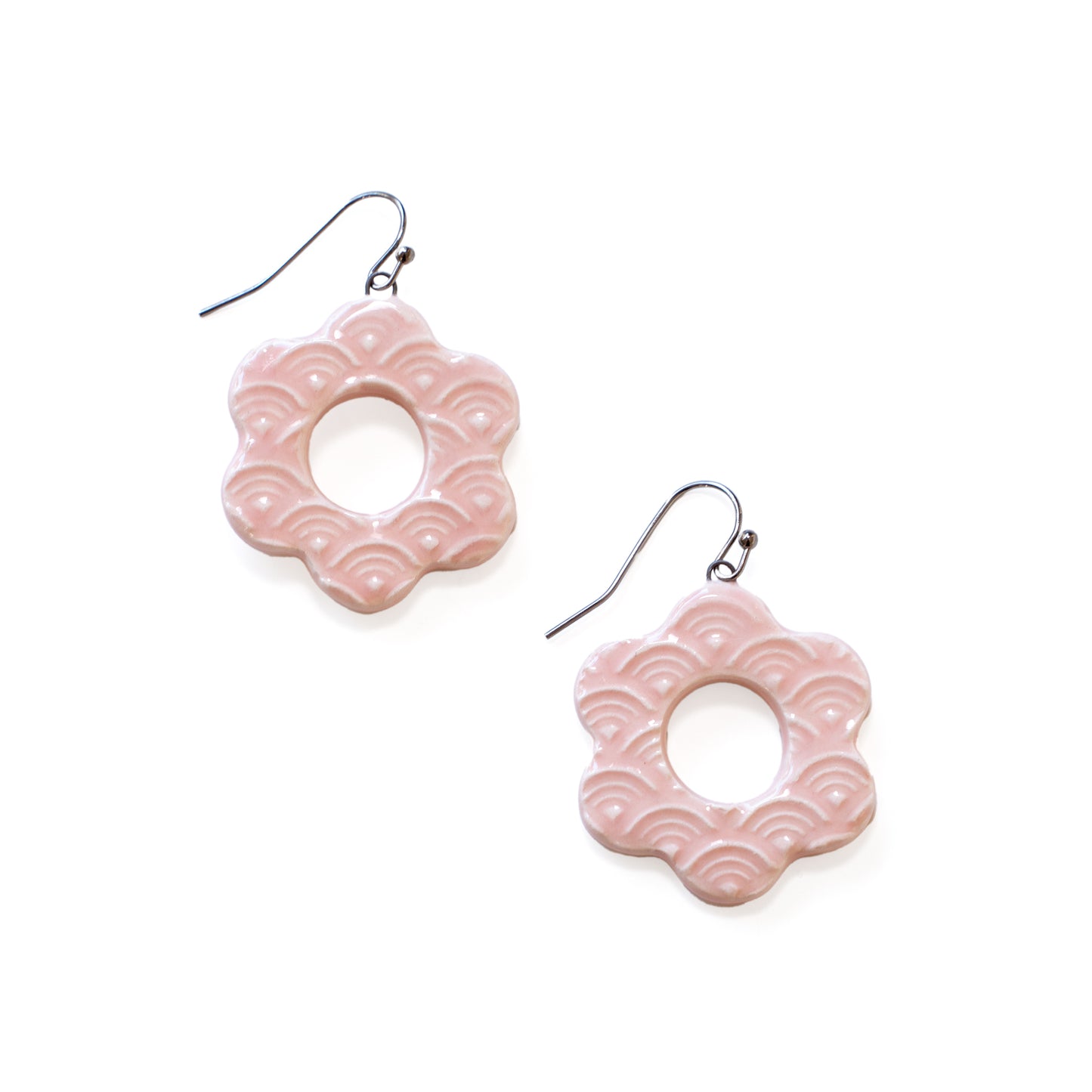 Ceramic Dangling Earrings