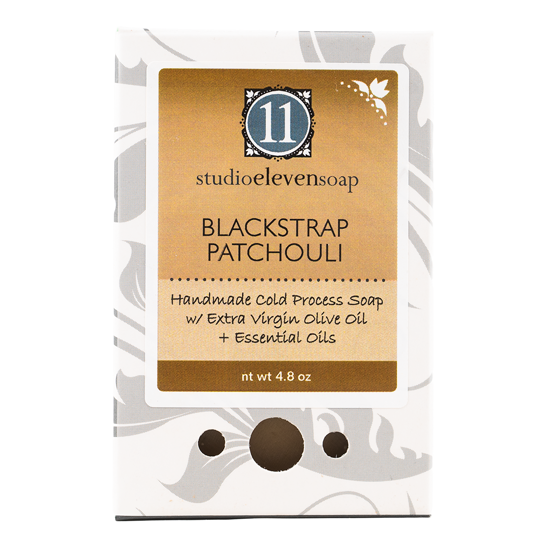 Handmade Cold Press Soap Blackstrap Patchouli Scent