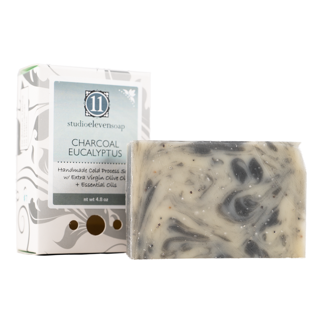 Handmade Cold Press Soap Charcoal Eucalyptus Scent