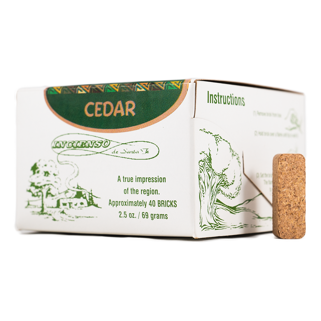 Cedar Incense Bricks