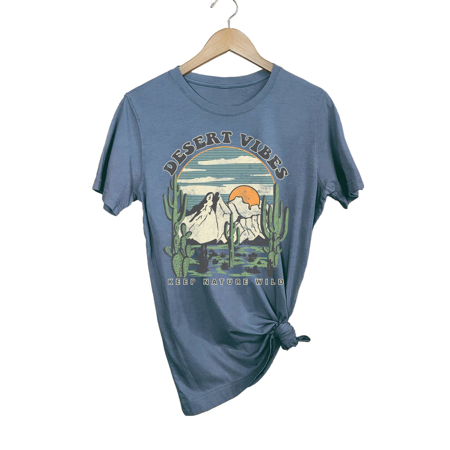 Desert Vibes Cactus Graphic T-shirt
