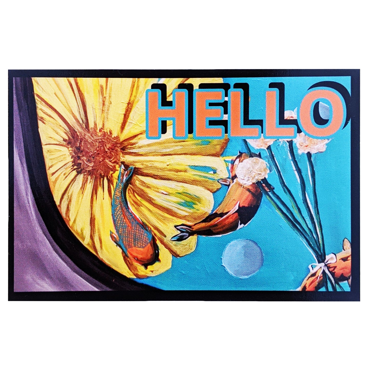 Hello Koi Postcard