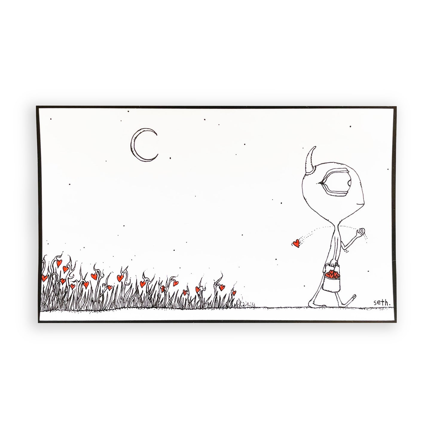 How to Walk Across the Plains Sticker