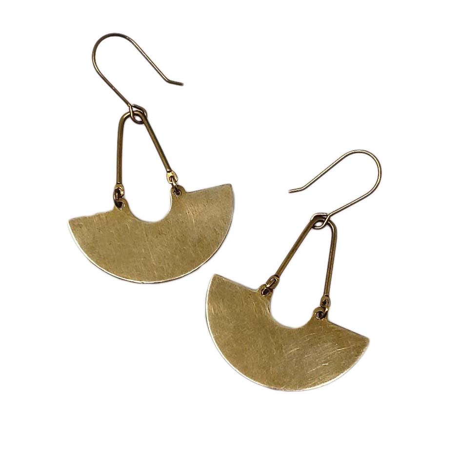 Modern Crescent Earrings