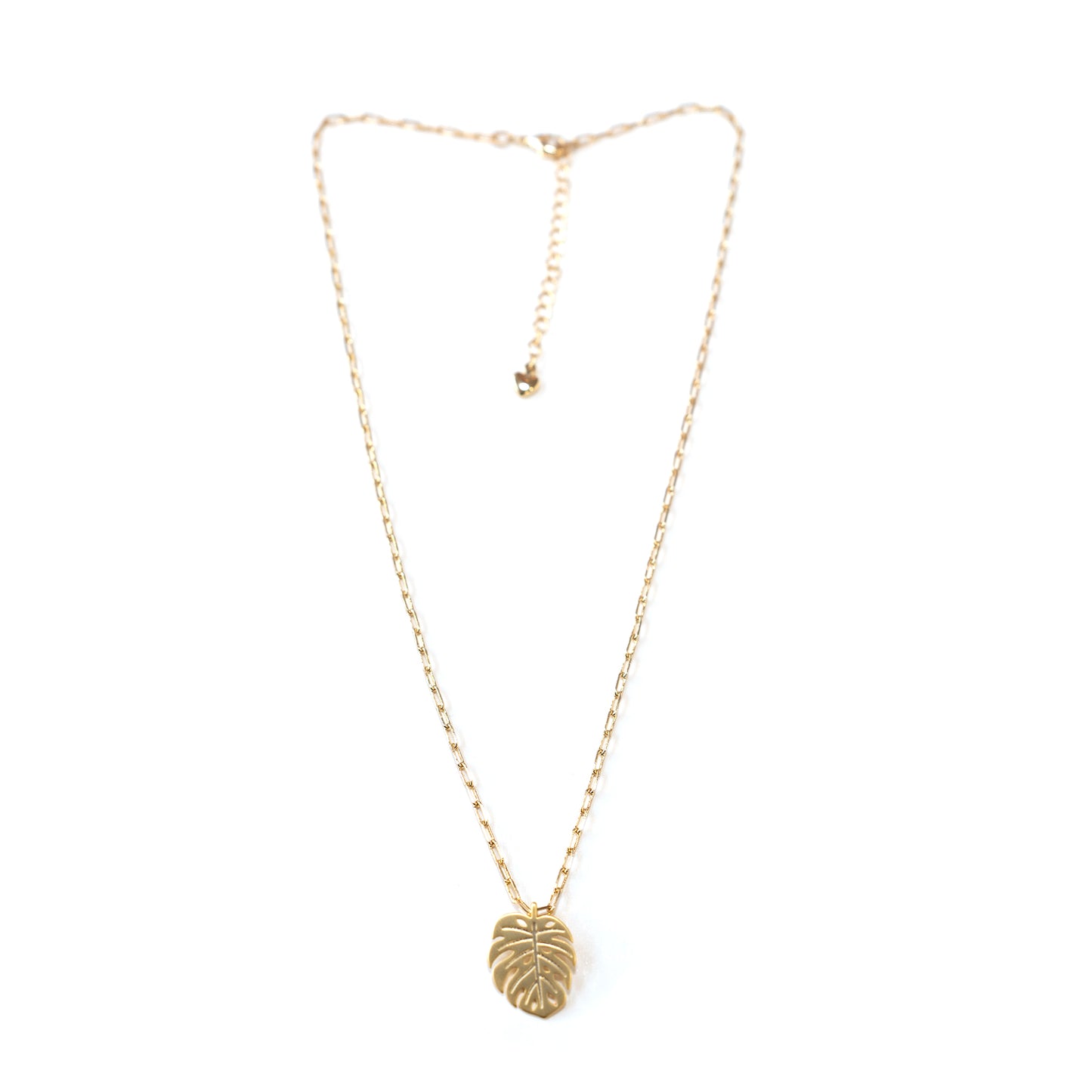 Monstera Leaf Necklace
