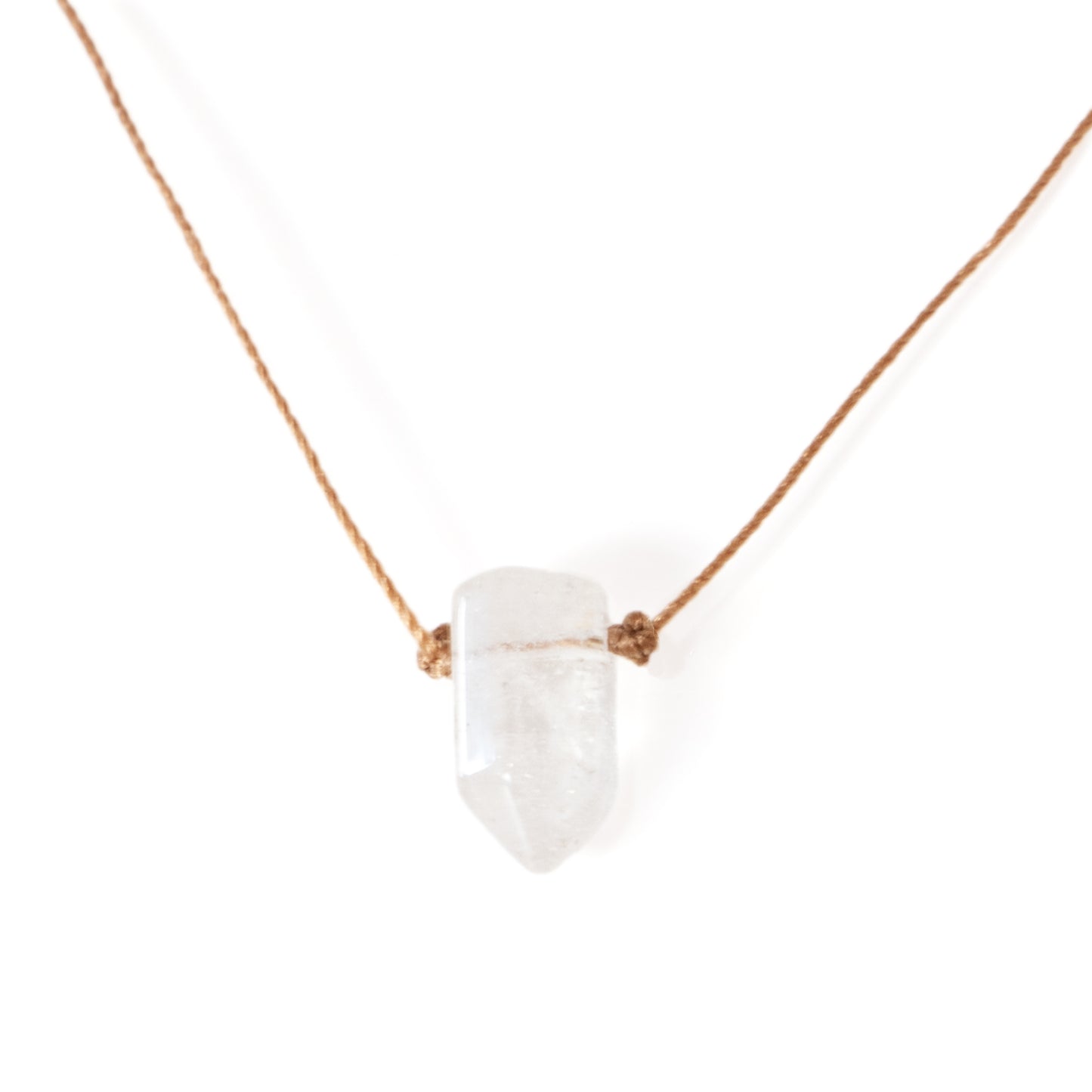 Quartz Crystal Point Necklace