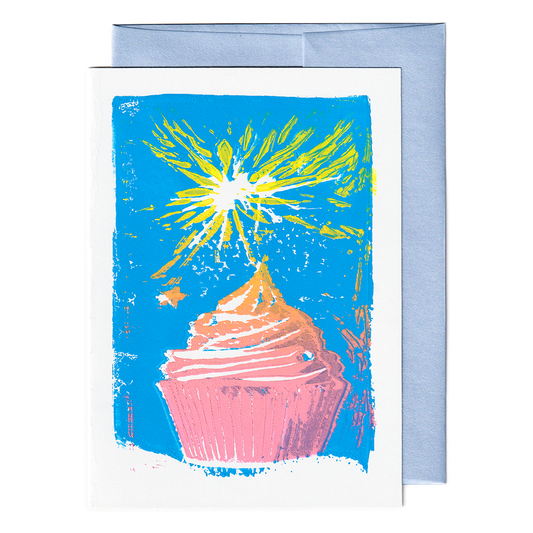 Sparkle Cupcake Card