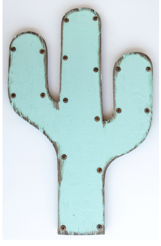 Large Wooden Saguaro Cutouts