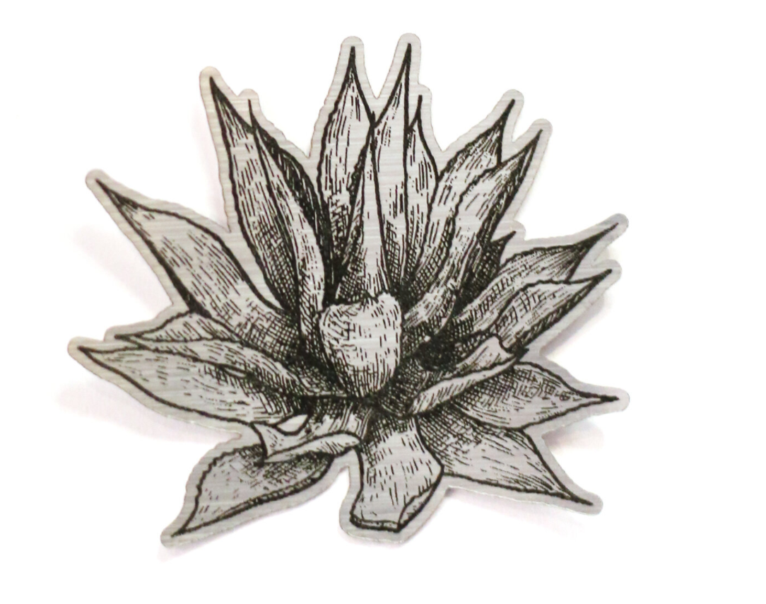 Foil Agave Sticker