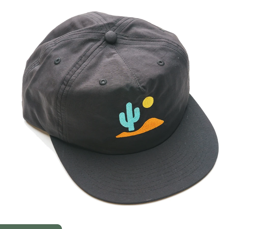 Hat - Lone Cactus Faded Black