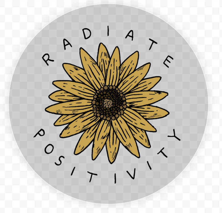 Radiate Positivity Sticker