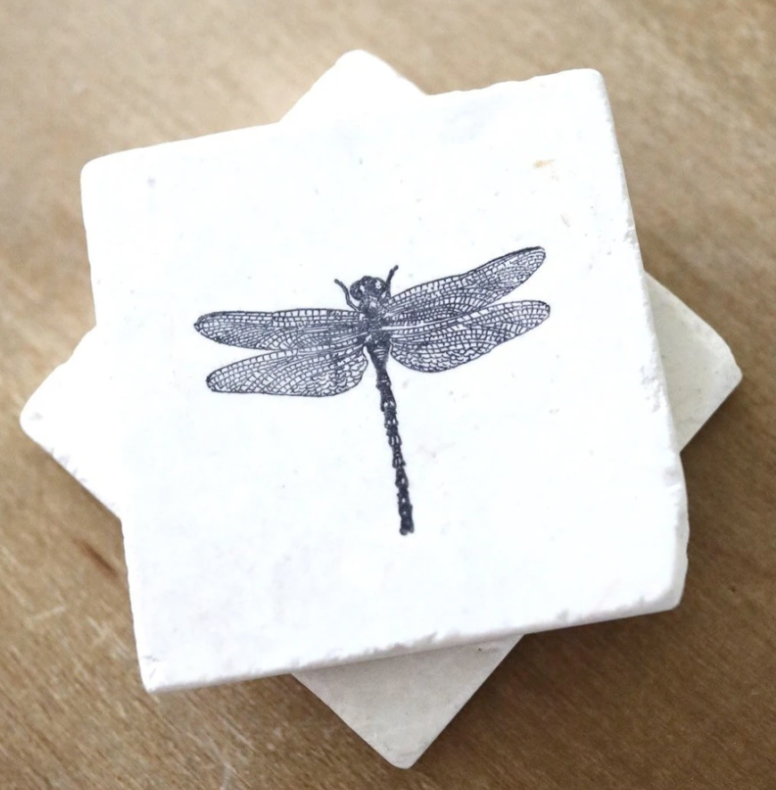 Dragonfly Handmade Stone Coaster