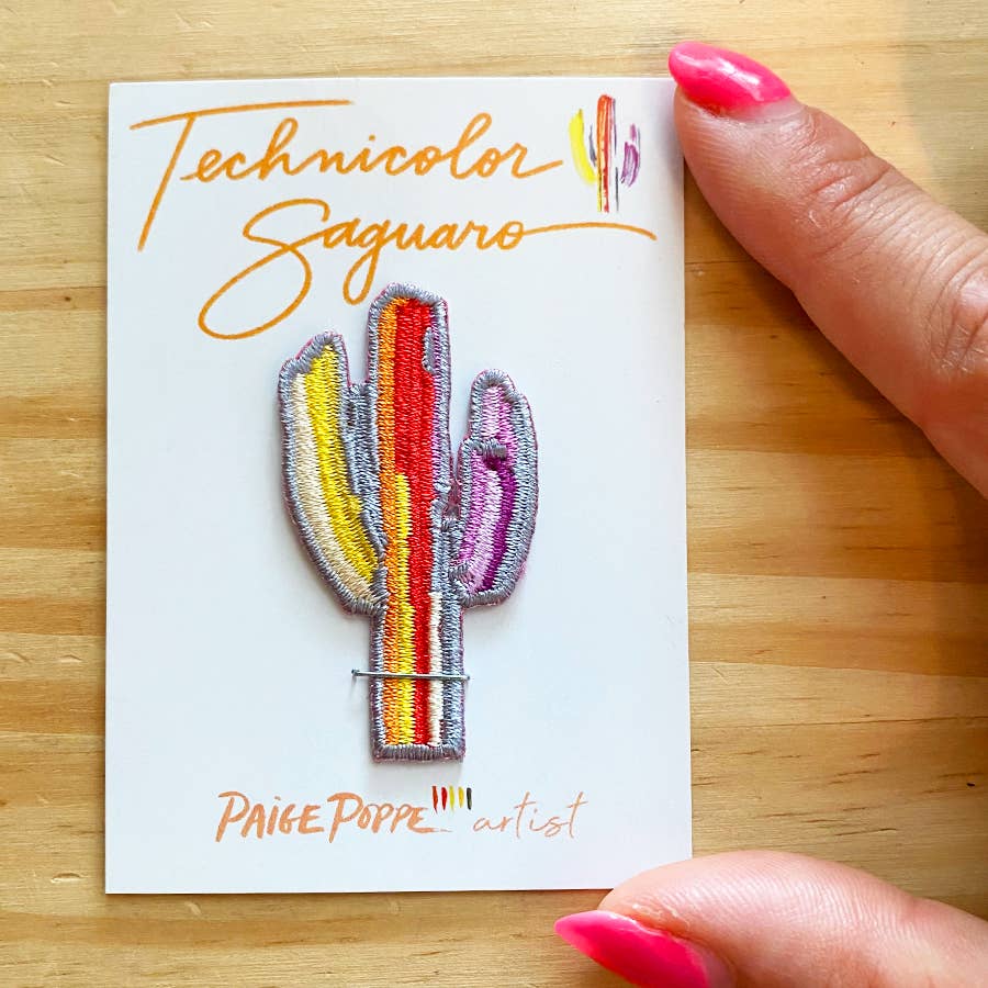 Technicolor Saguaro Patch