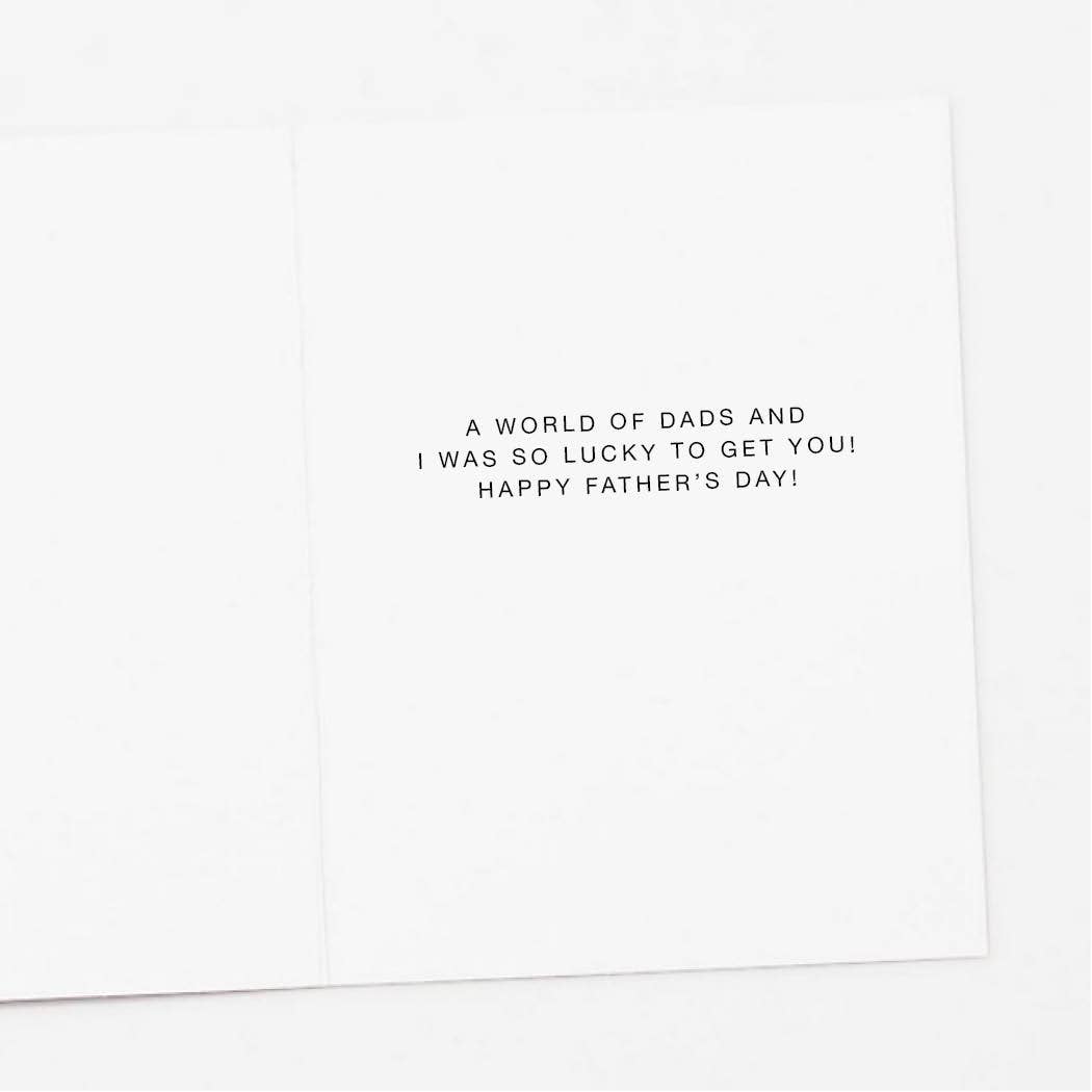 World of Dads Father's Day Card