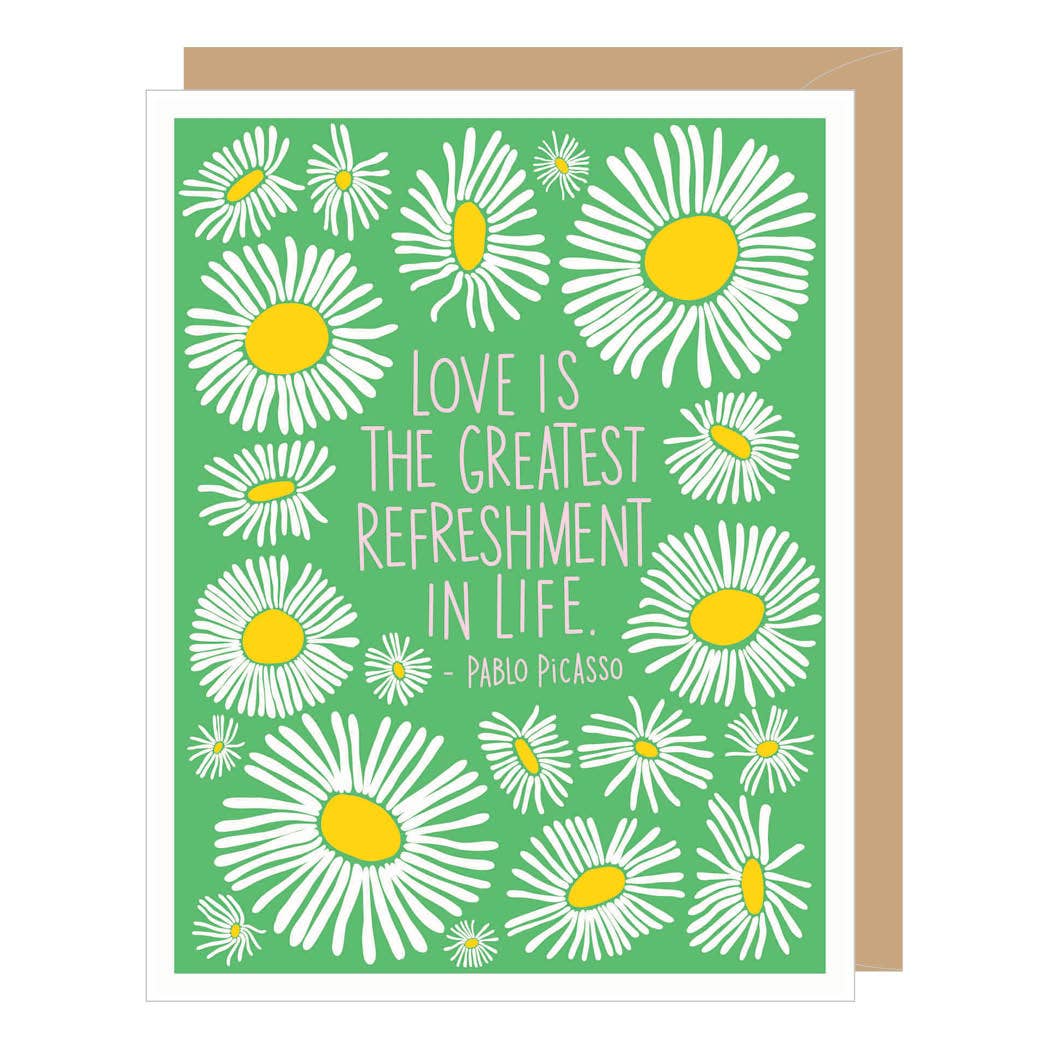 Pablo Picasso Quote Wedding / Anniversary Card