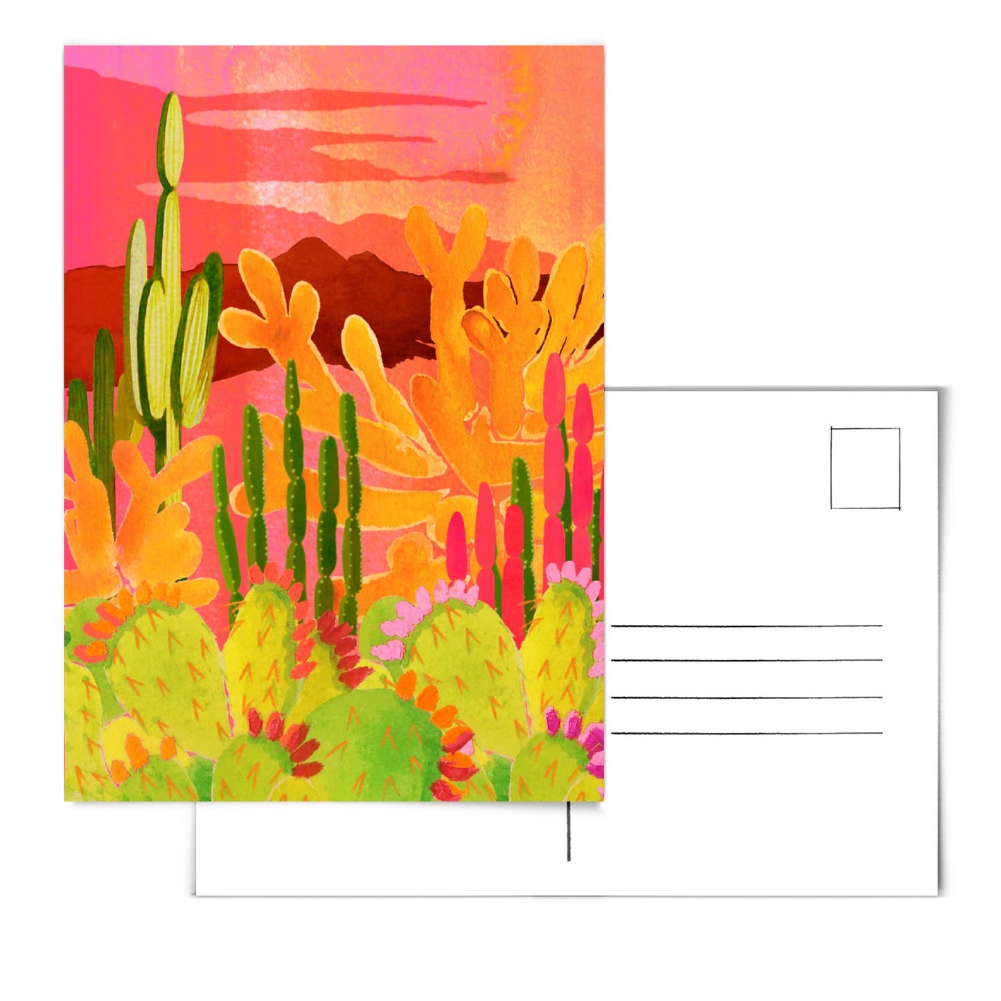 Glowing Garden Postcard