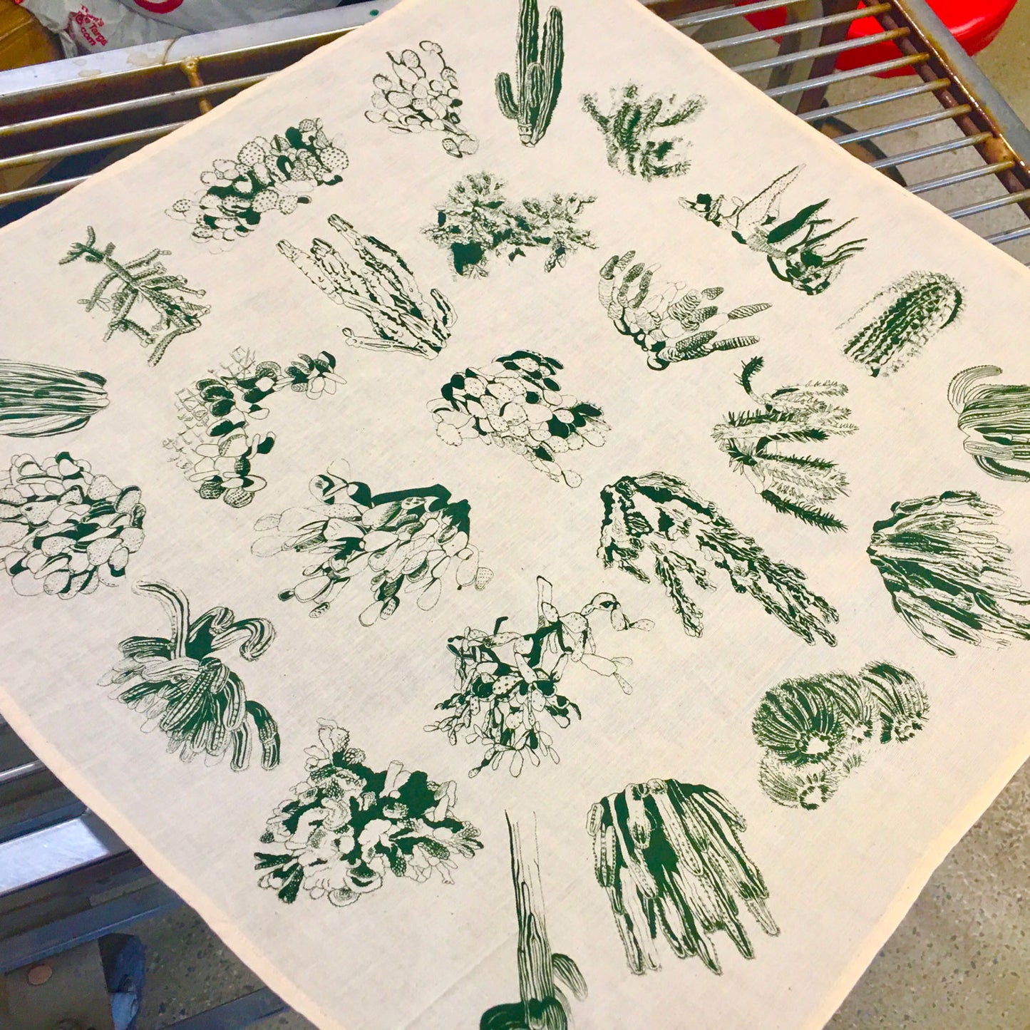 Cactus Print Bandana