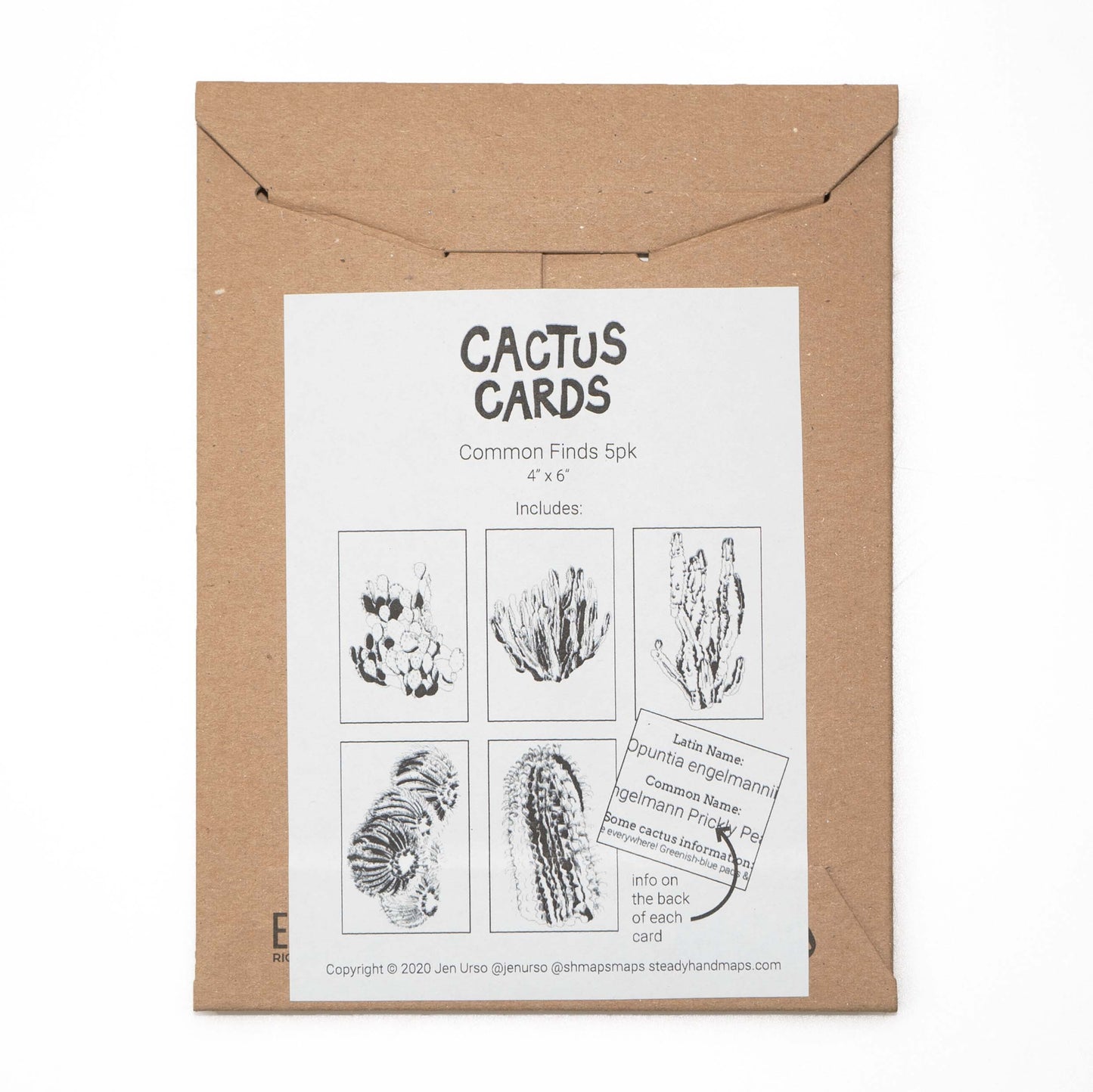 Cactus Card 5 pack Common Finds
