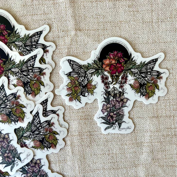 My Power, Floral Uterus Sticker