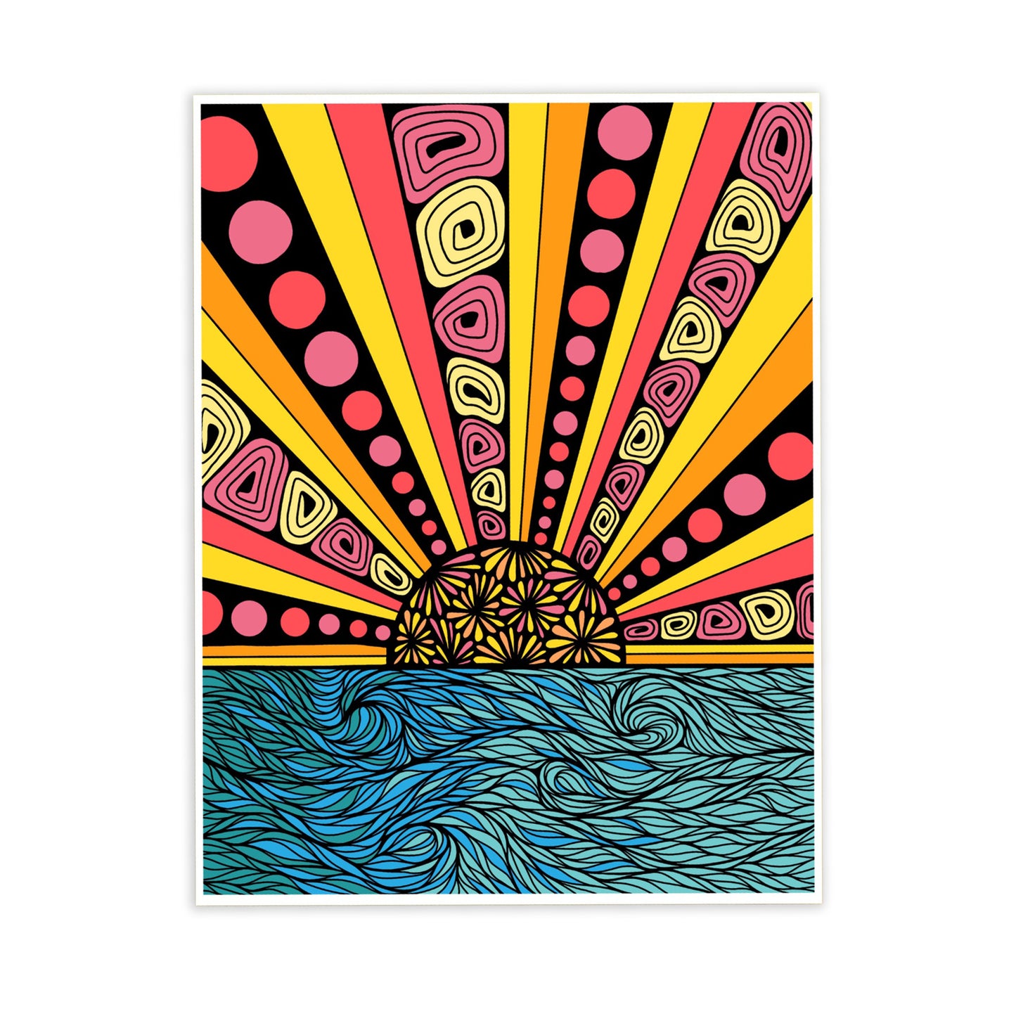 Ocean Rays Sticker