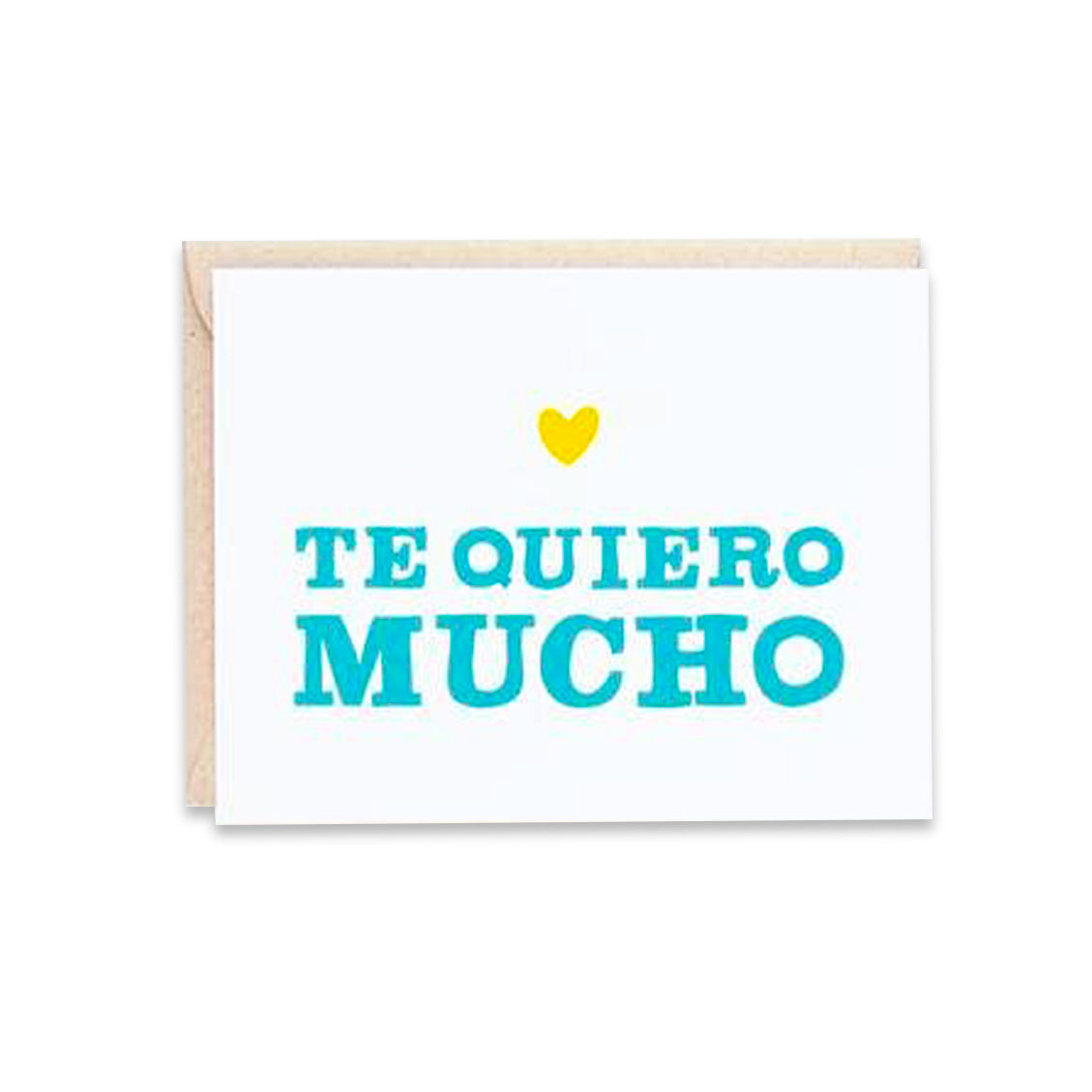 Te Quiero Spanish Card
