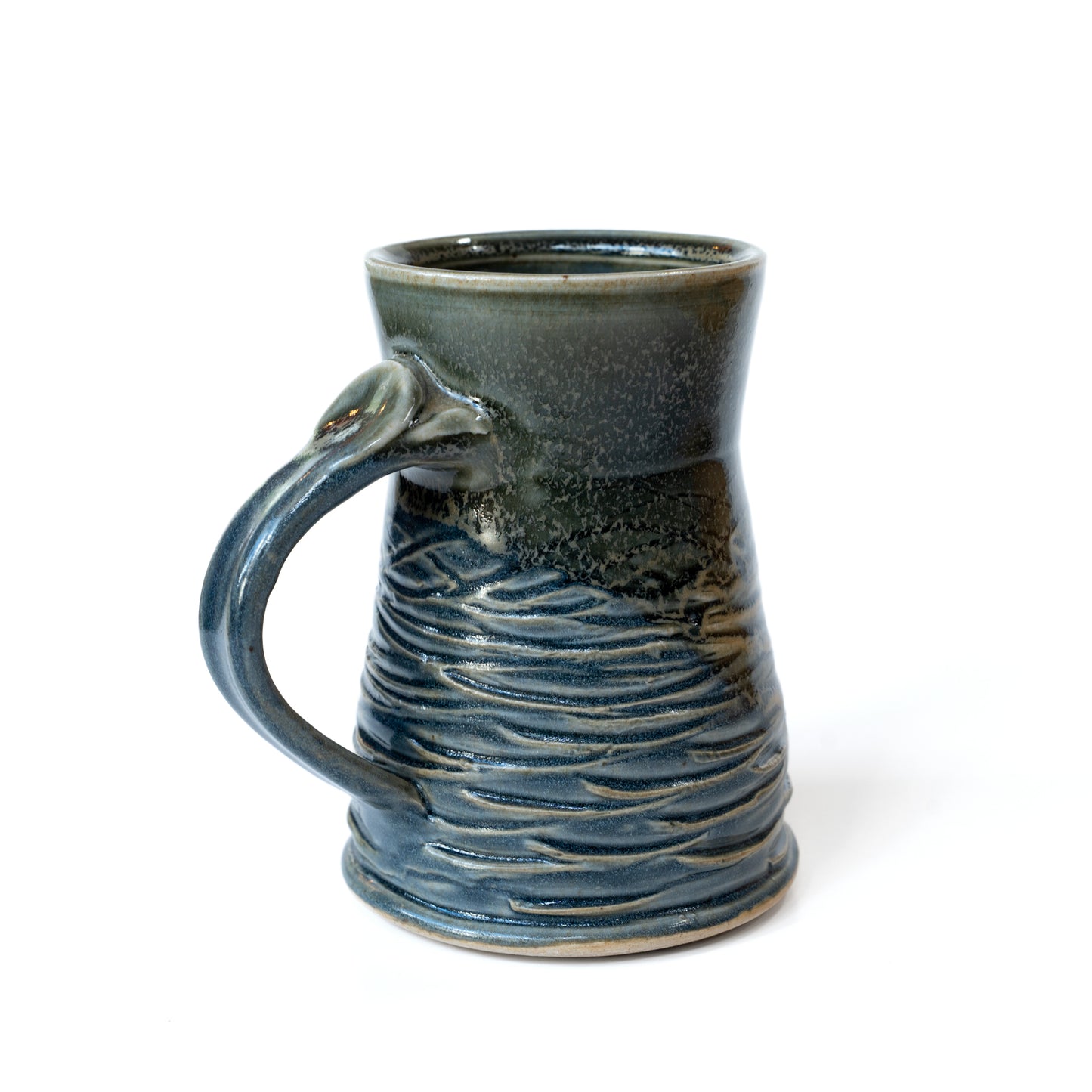 Large blue and green Mug