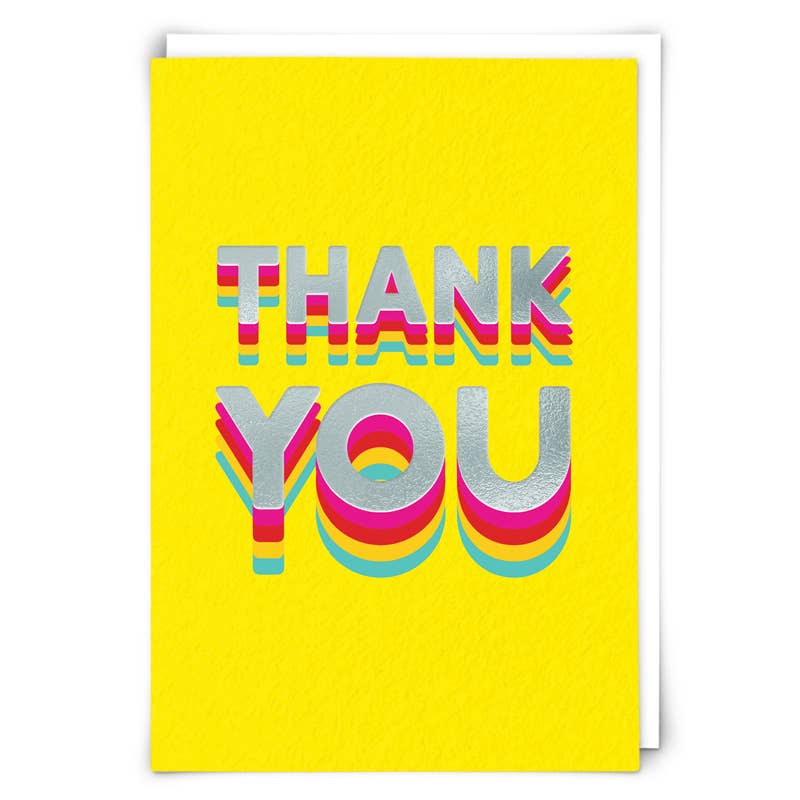 Thank You Foil Greeting Card