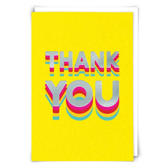 Thank You Foil Greeting Card