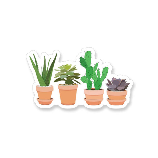 Succulents Vinyl Sticker