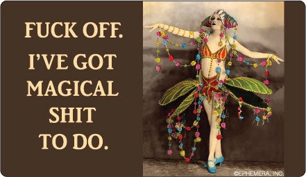 Magical Shit to Do Illustrated Sticker